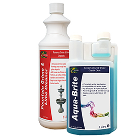 Combo Pack : Hydra Aqua-Brite + Fountain Grime and Lime Foam Cleaner